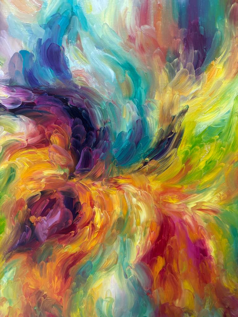 Original Abstract Expressionism Abstract Painting by Heejae Kim