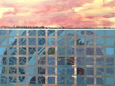 Original Abstract Landscape Paintings by Rebecca Kanfer