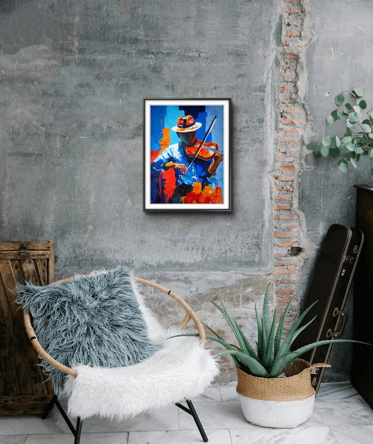 Original Abstract Men Painting by Nishant Choudhary