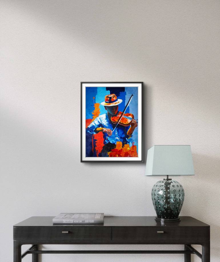 Original Abstract Men Painting by Nishant Choudhary