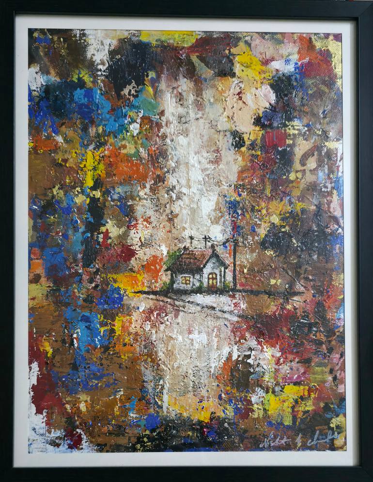 Original Contemporary Abstract Painting by Nishant Choudhary