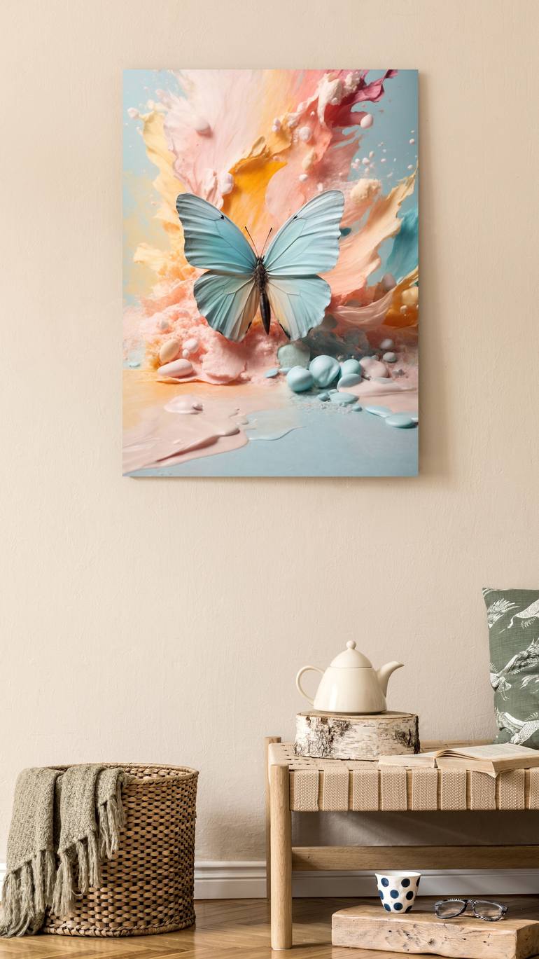 Original Contemporary Abstract Digital by Liv Solara