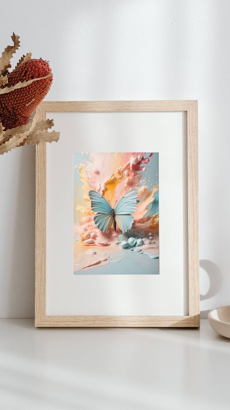 Original Contemporary Abstract Digital by Liv Solara