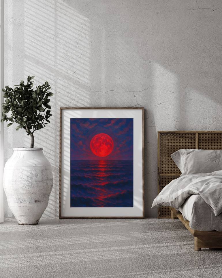 Original Abstract Seascape Digital by Liv Solara