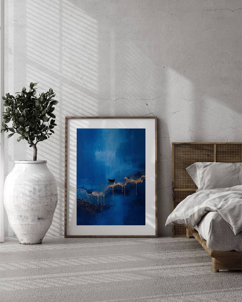 Original Abstract Seascape Digital by Liv Solara