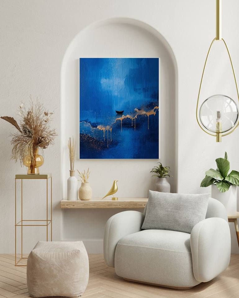 Original Abstract Seascape Digital by Liv Solara