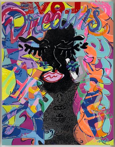 Original Abstract Women Mixed Media by Ivanevid L
