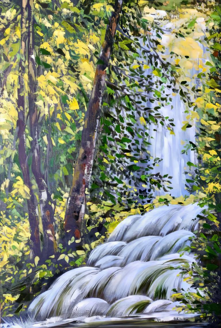 Original Photorealism Nature Paintings by Sultan Aubekerov
