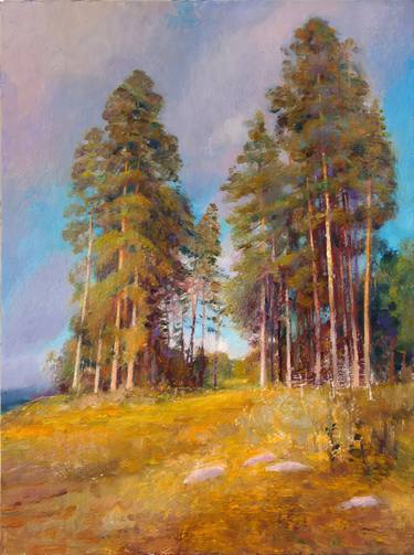 Original Classicism Nature Paintings by Sultan Aubekerov