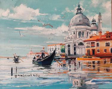 Original Photorealism Seascape Paintings by Sultan Aubekerov