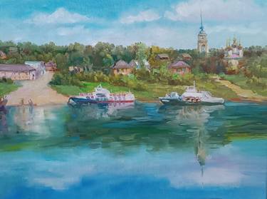 Original Classicism Seascape Paintings by Sultan Aubekerov