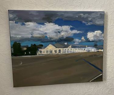 Original Classicism Architecture Paintings by Sultan Aubekerov