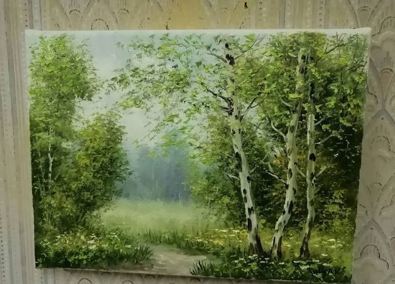 Original Realism Nature Painting by Sultan Aubekerov