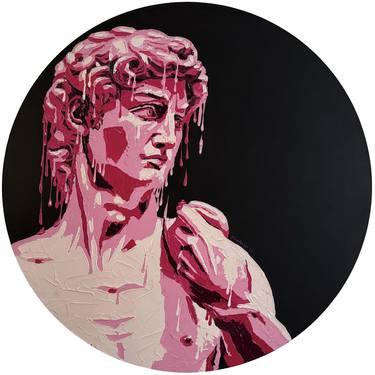 Original Symbolism People Painting by Yulia Graf