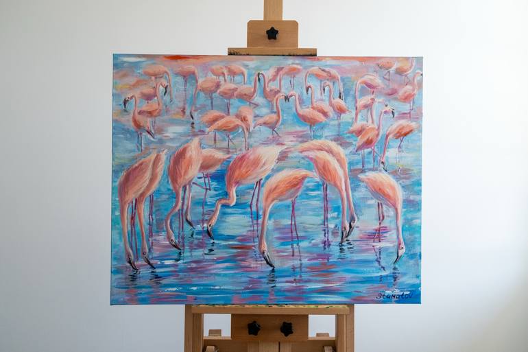 Original Contemporary Animal Painting by Marina Stamatov