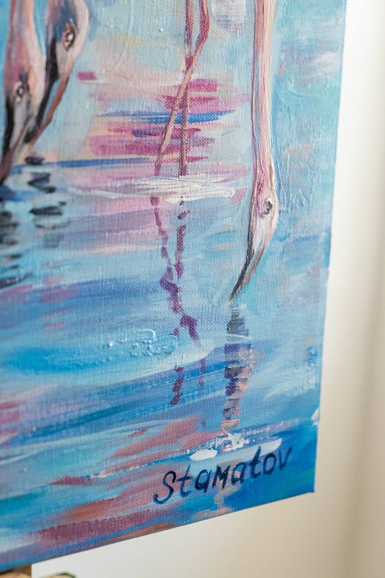 Original Contemporary Animal Painting by Marina Stamatov