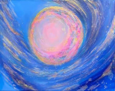 Original Expressionism Outer Space Paintings by Darya Yashmetova