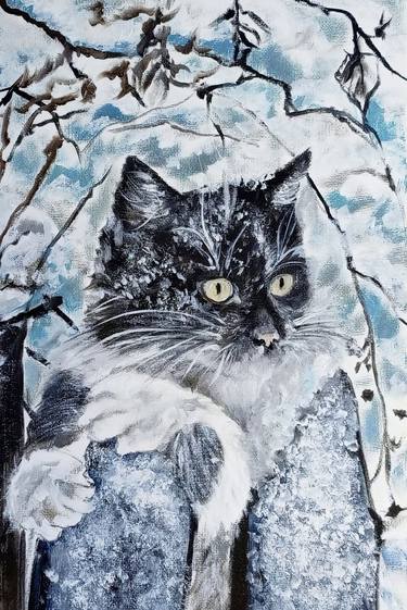 Original Realism Cats Paintings by Darya Yashmetova