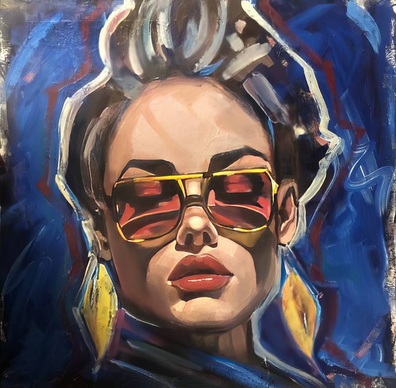 Original Realism Women Painting by Darya Yashmetova