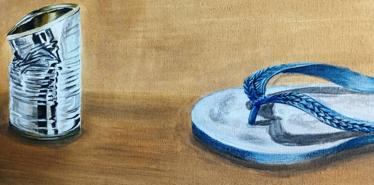 Original Minimalism Rural Life Painting by Philip Aguilar