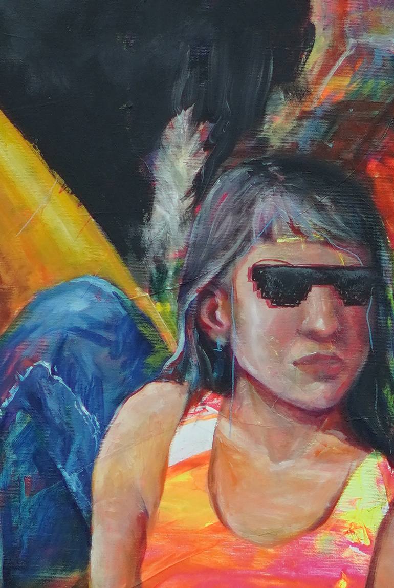 Original Figurative People Painting by Yuliyua Kalinichenko