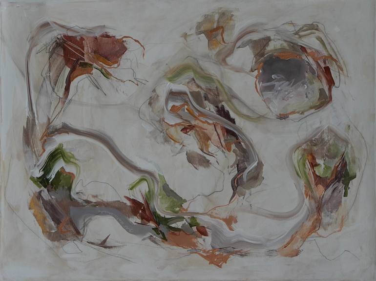 Original Abstract Expressionism Abstract Painting by Yuliyua Kalinichenko