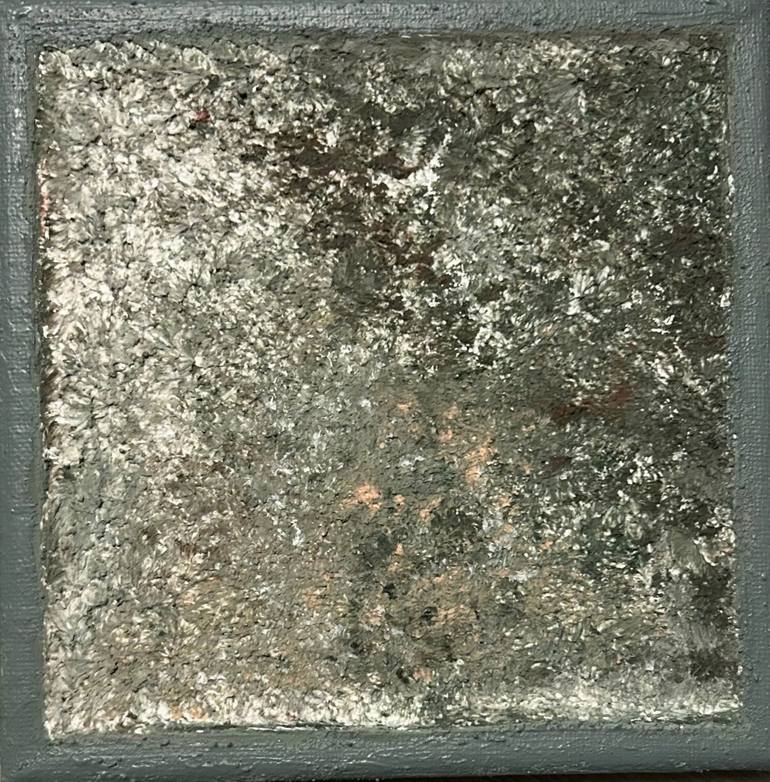 Original Abstract Painting by Alena Soulart  Abstract Art on Canvas  Mint Time