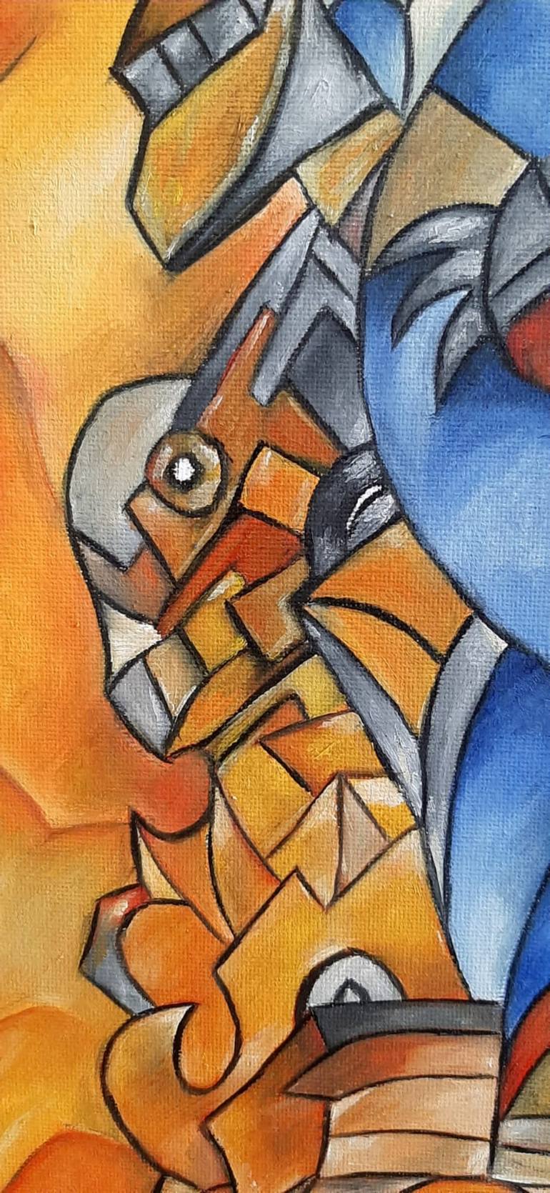 Original Contemporary Abstract Painting by Andy Carrera