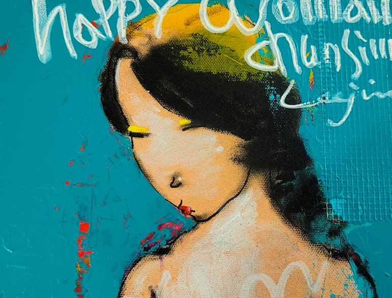 Original Contemporary Nude Painting by Cheol Jin Lee