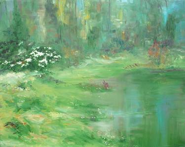 Print of Impressionism Landscape Paintings by Animesh Roy