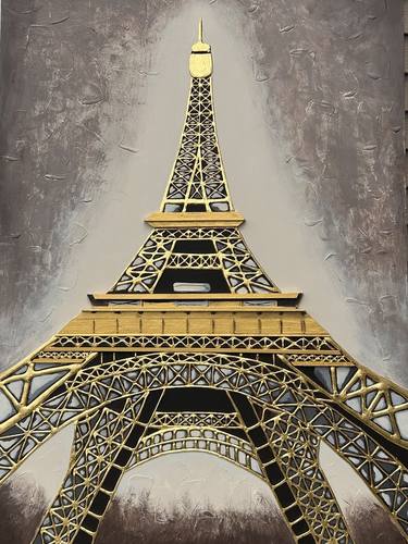 Original Geometric Architecture Paintings by Irina Bischoff