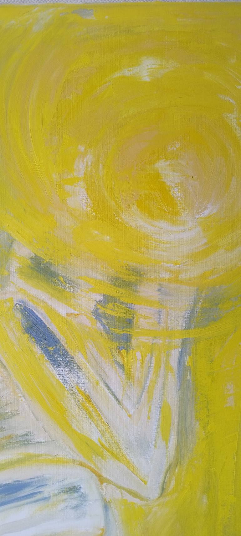 Original Abstract Expressionism Landscape Painting by Nati Baidauri