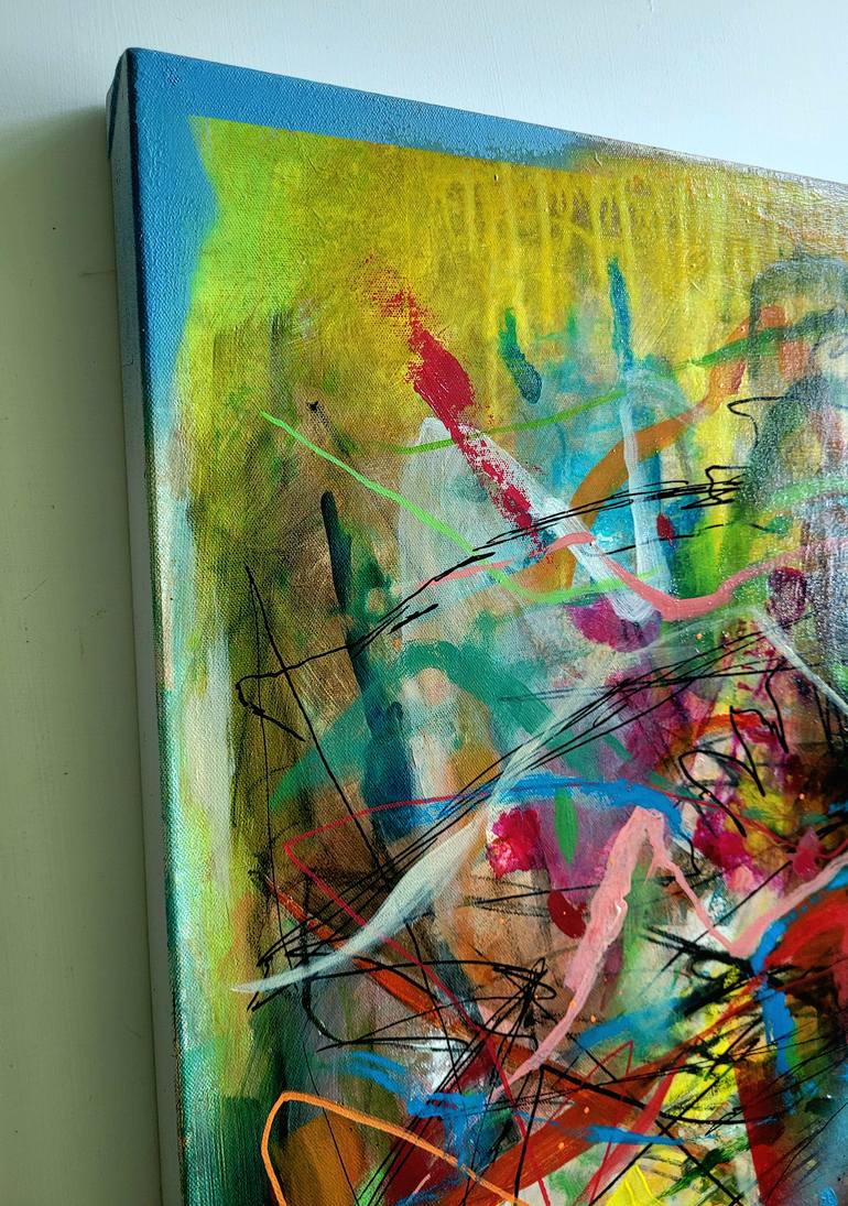 Original Abstract Painting by Detlef Gotzens