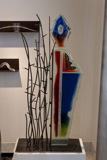 Original Abstract Expressionism Abstract Sculpture by Detlef Gotzens