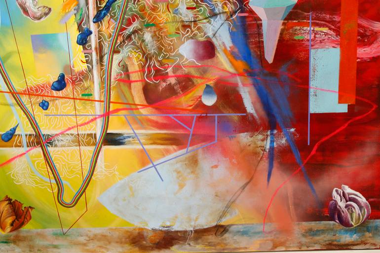 Original Abstract Painting by Detlef Gotzens