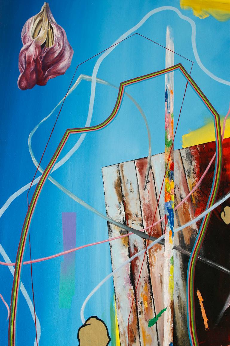 Original Abstract Painting by Detlef Gotzens