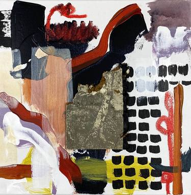 Original Abstract Expressionism Abstract Mixed Media by Kendall Papathanasiou Bardin