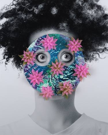 Original Contemporary People Mixed Media by Maria Elena Reverte