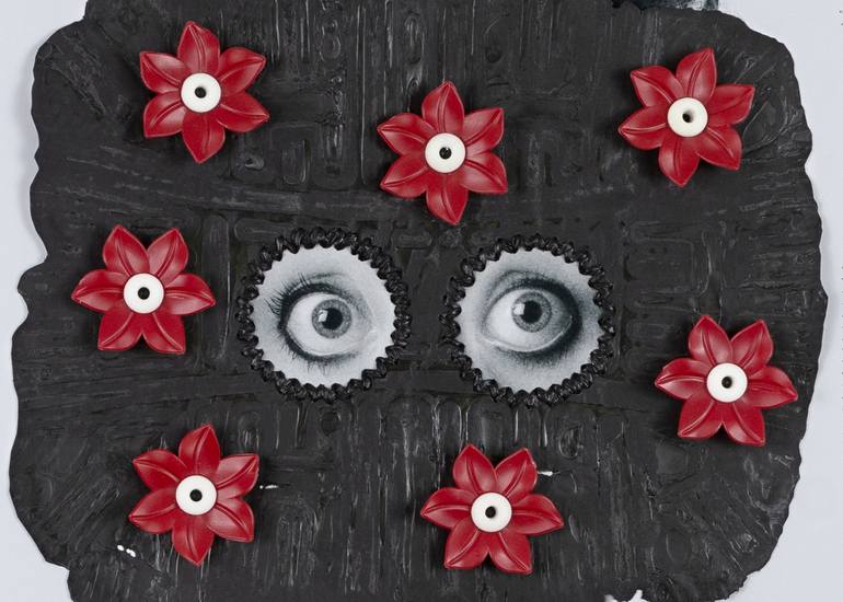 Original Contemporary People Mixed Media by Maria Elena Reverte