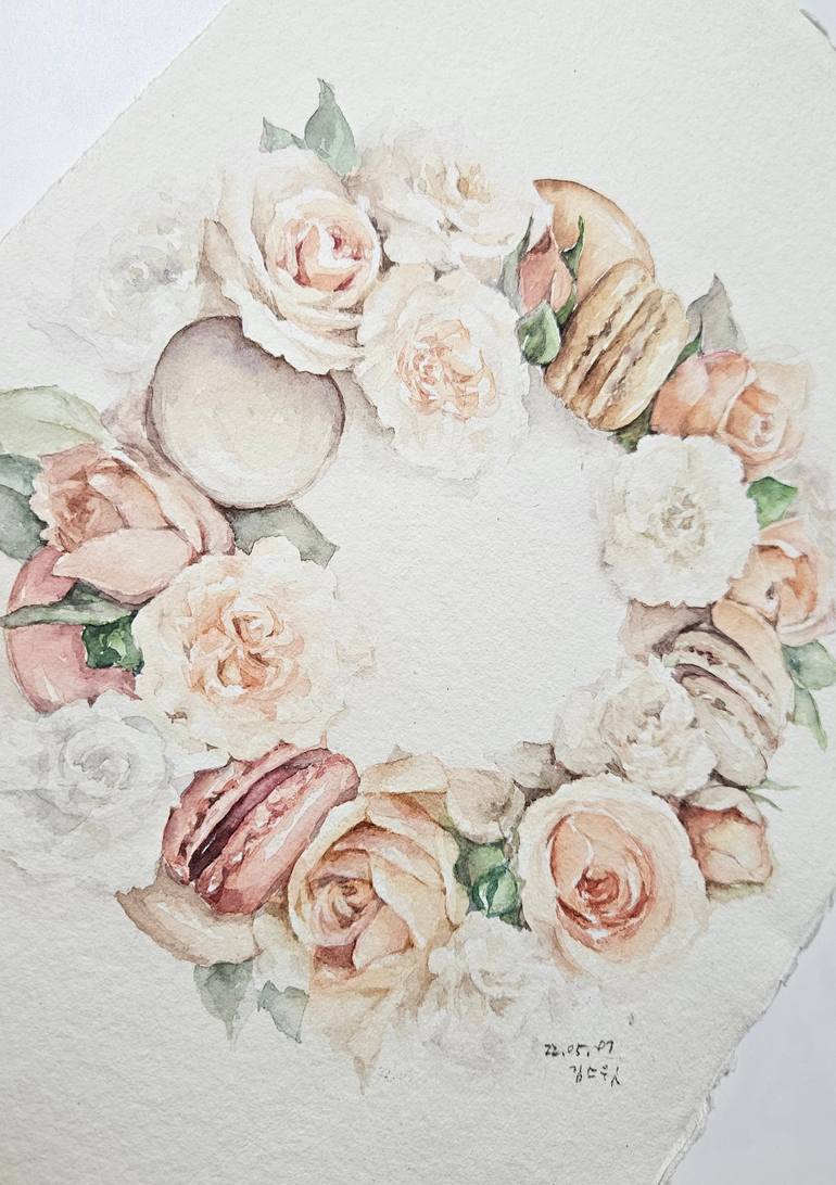 Original Folk Food & Drink Painting by Sweet Kim