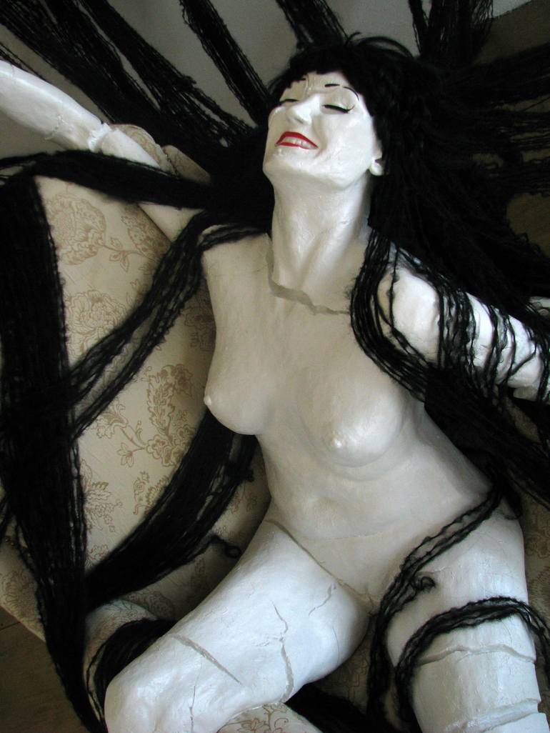Original Surrealism Body Sculpture by Natália Zavaďáková