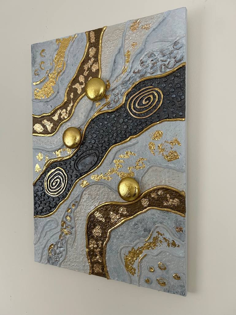Original Contemporary Abstract Painting by Helena Fil