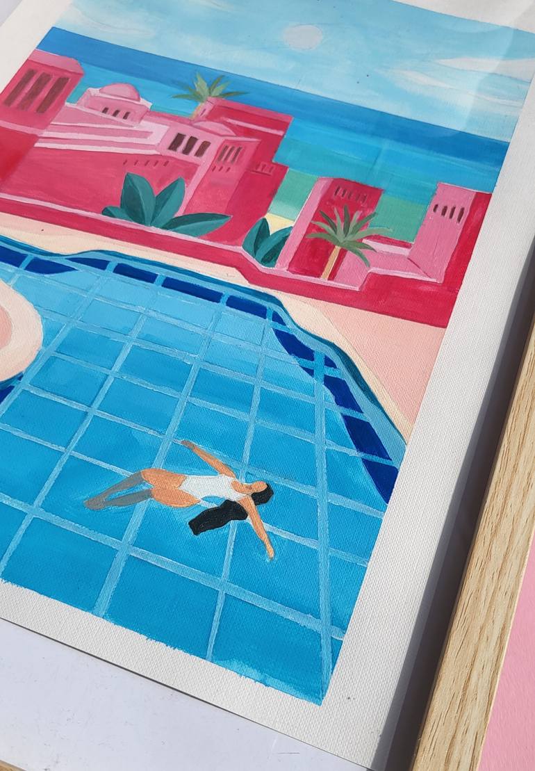 Original Figurative Travel Painting by Petra Lizde