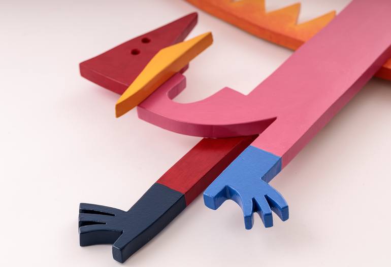Original Pop Art Humor Sculpture by Trolsky - Sharon Gazit