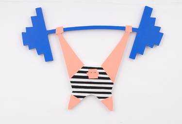 Original Abstract Body Sculpture by Trolsky - Sharon Gazit