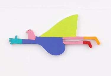 Original Abstract People Sculpture by Trolsky - Sharon Gazit