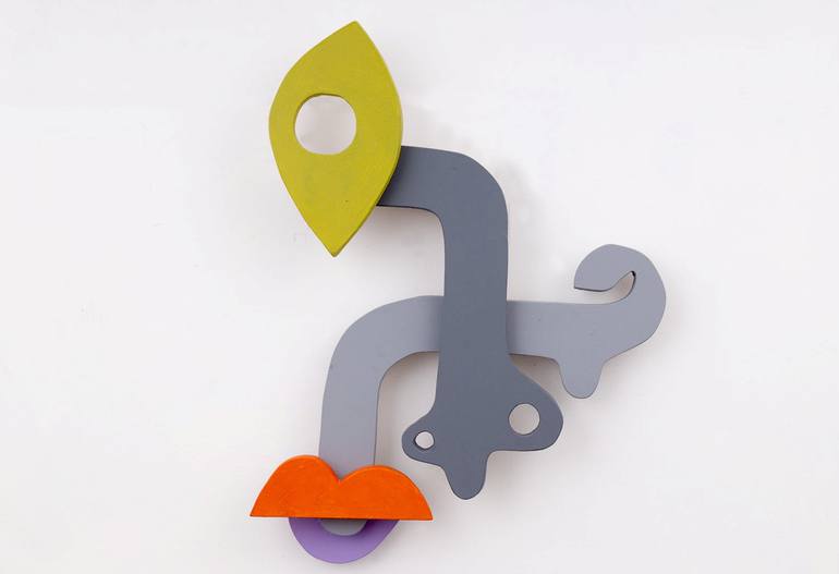 Original Geometric Abstract Sculpture by Trolsky - Sharon Gazit