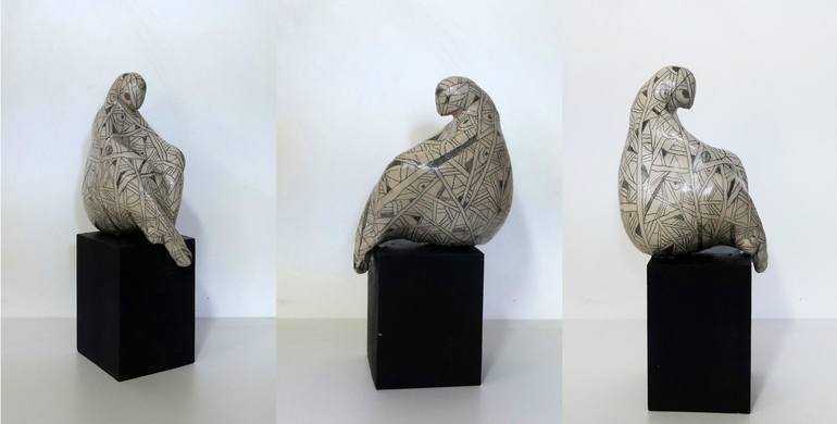 Original Women Sculpture by Angelika Binegger-Hoerl