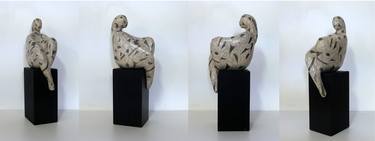 Original Expressionism People Sculpture by Angelika Binegger-Hoerl