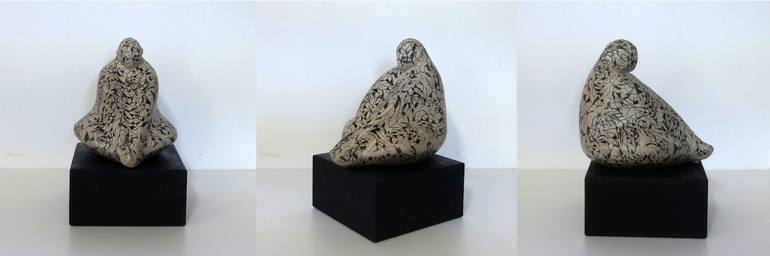 Original Contemporary People Sculpture by Angelika Binegger-Hoerl